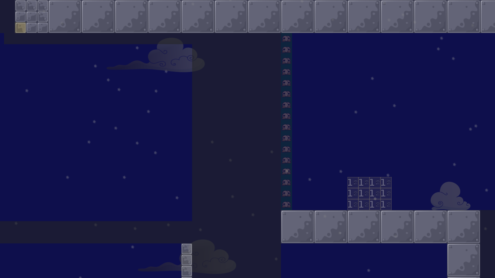 unsolo on the left side of freeze + mark unsolo