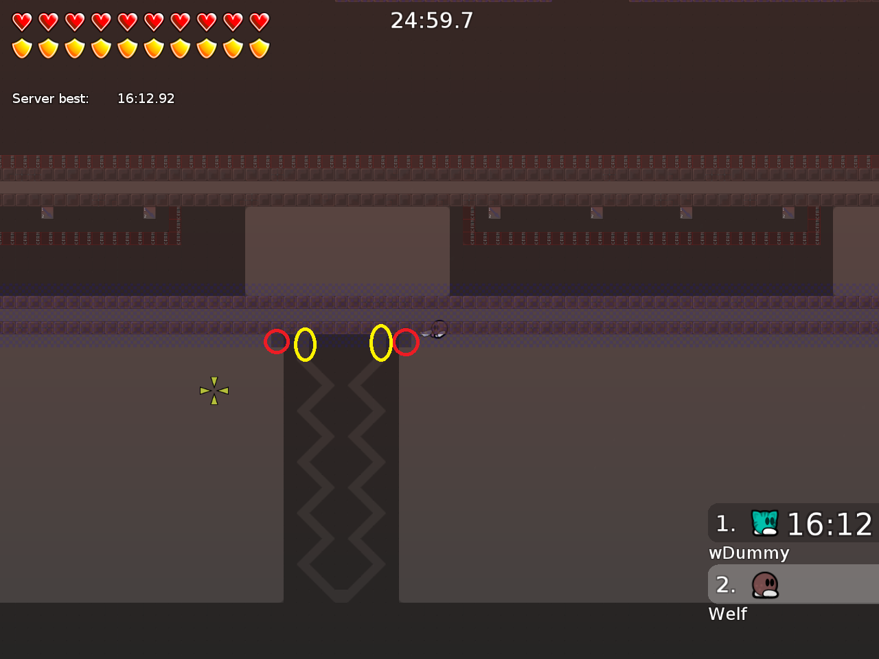 entitie bugs (the yellow ones are intentionally?)