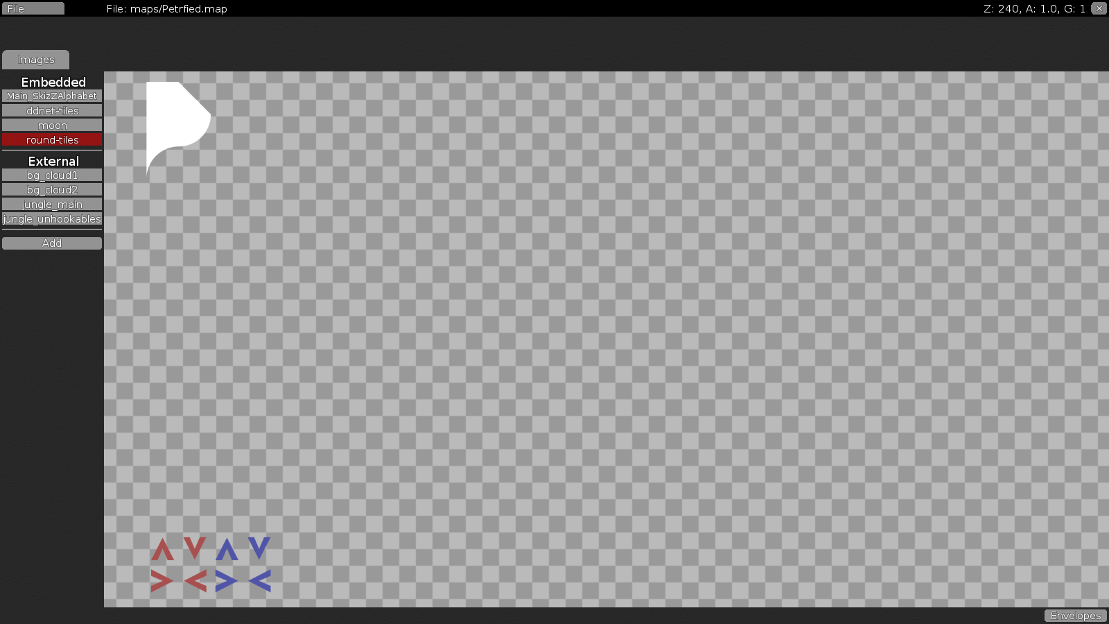 The moon can be external