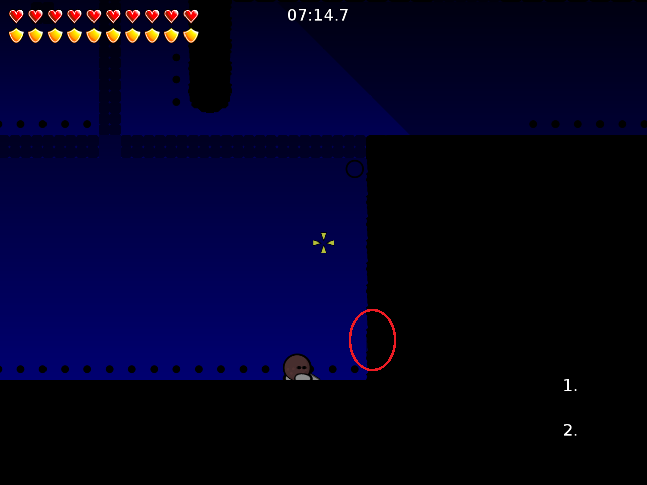 its somehow too dark behind the wall