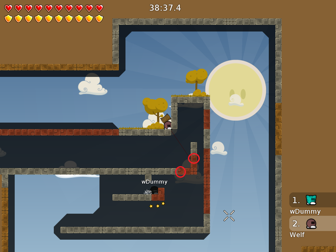 either mark it hookthrough or make it hookthrough