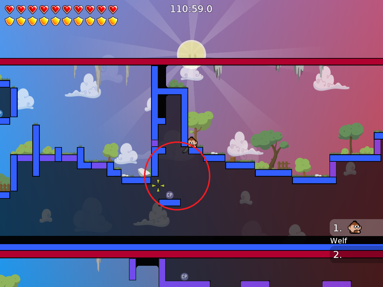 4. make a border somewhere, its hard to understand (my mate put me on platform and jumped in->fail)