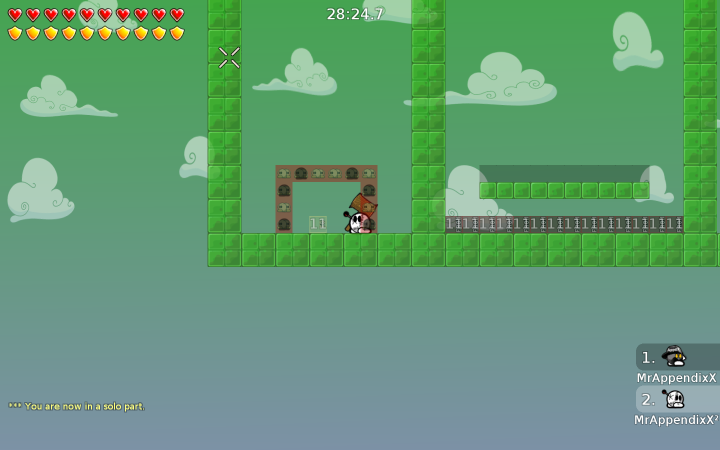 Lift the TD up one tile please