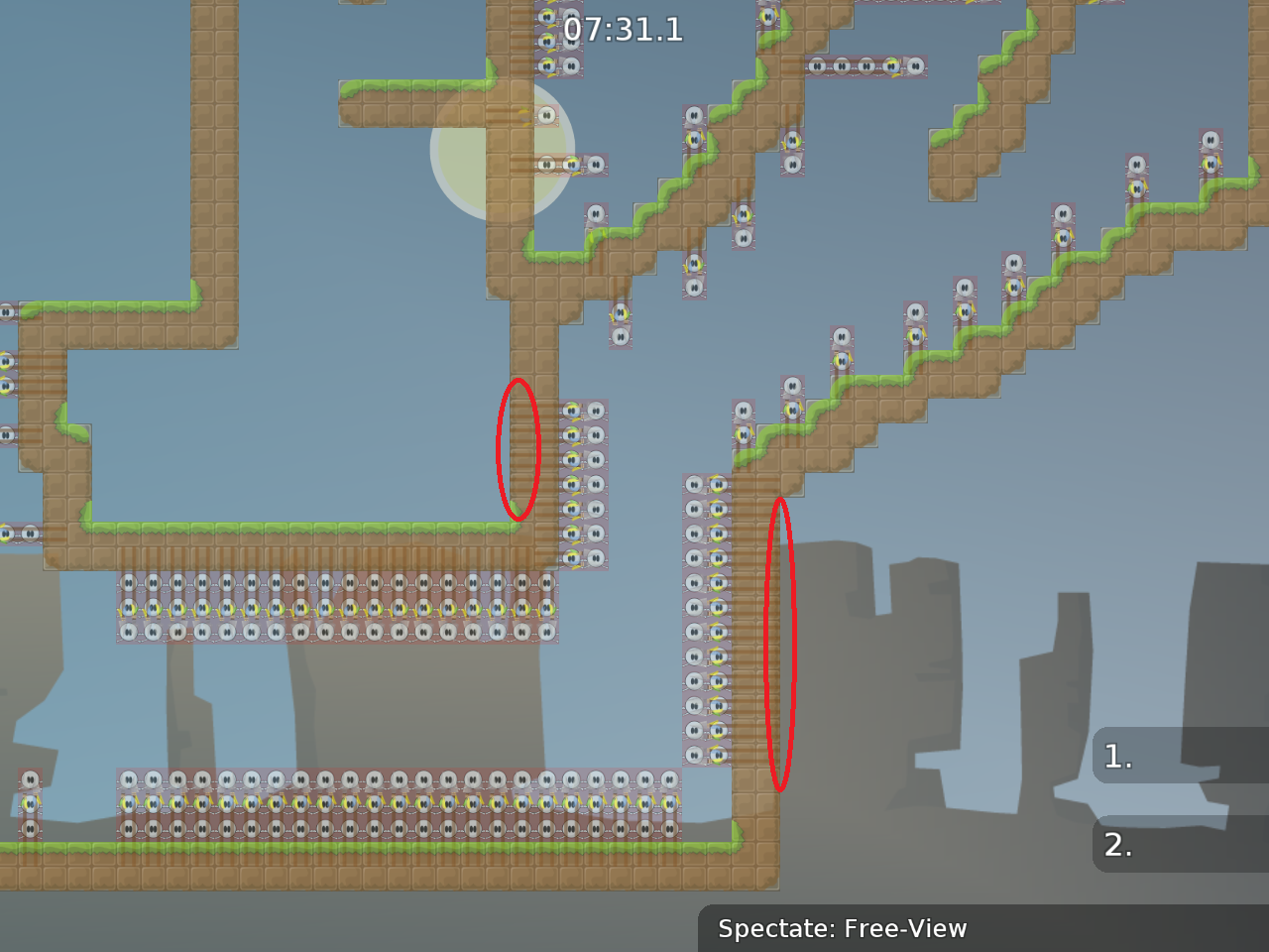 there are many bugs like this in whole map