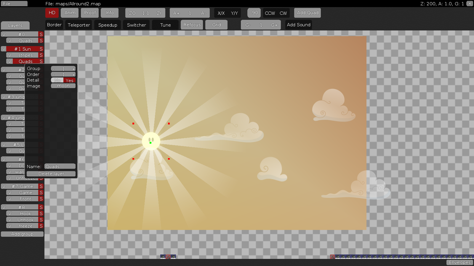 Sun haven't to be HD, put only stripes HD