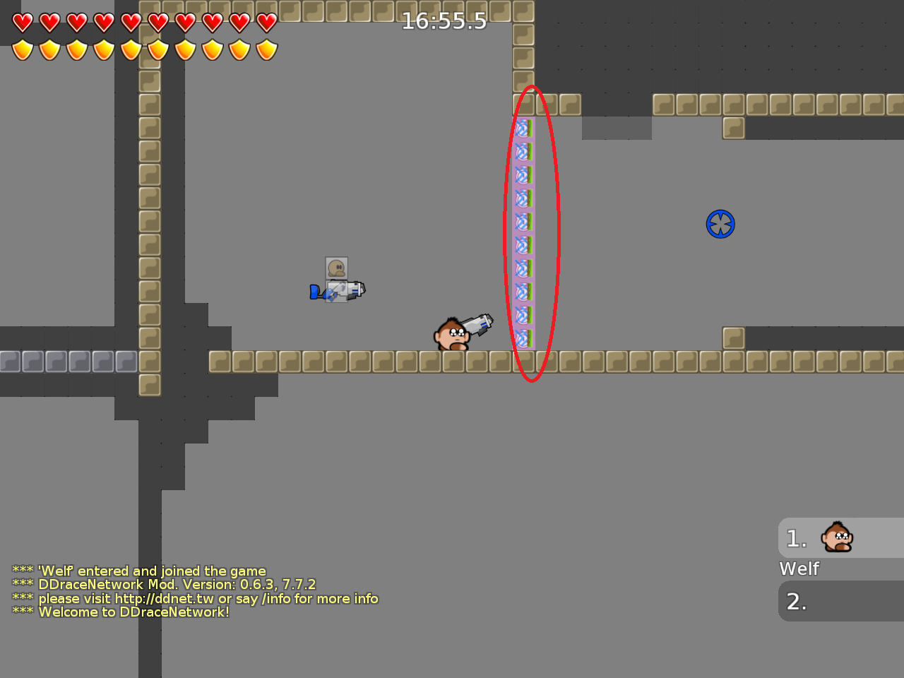 you can remove the stoppers, because time wont reset your time (and with rocket you can bug into them)