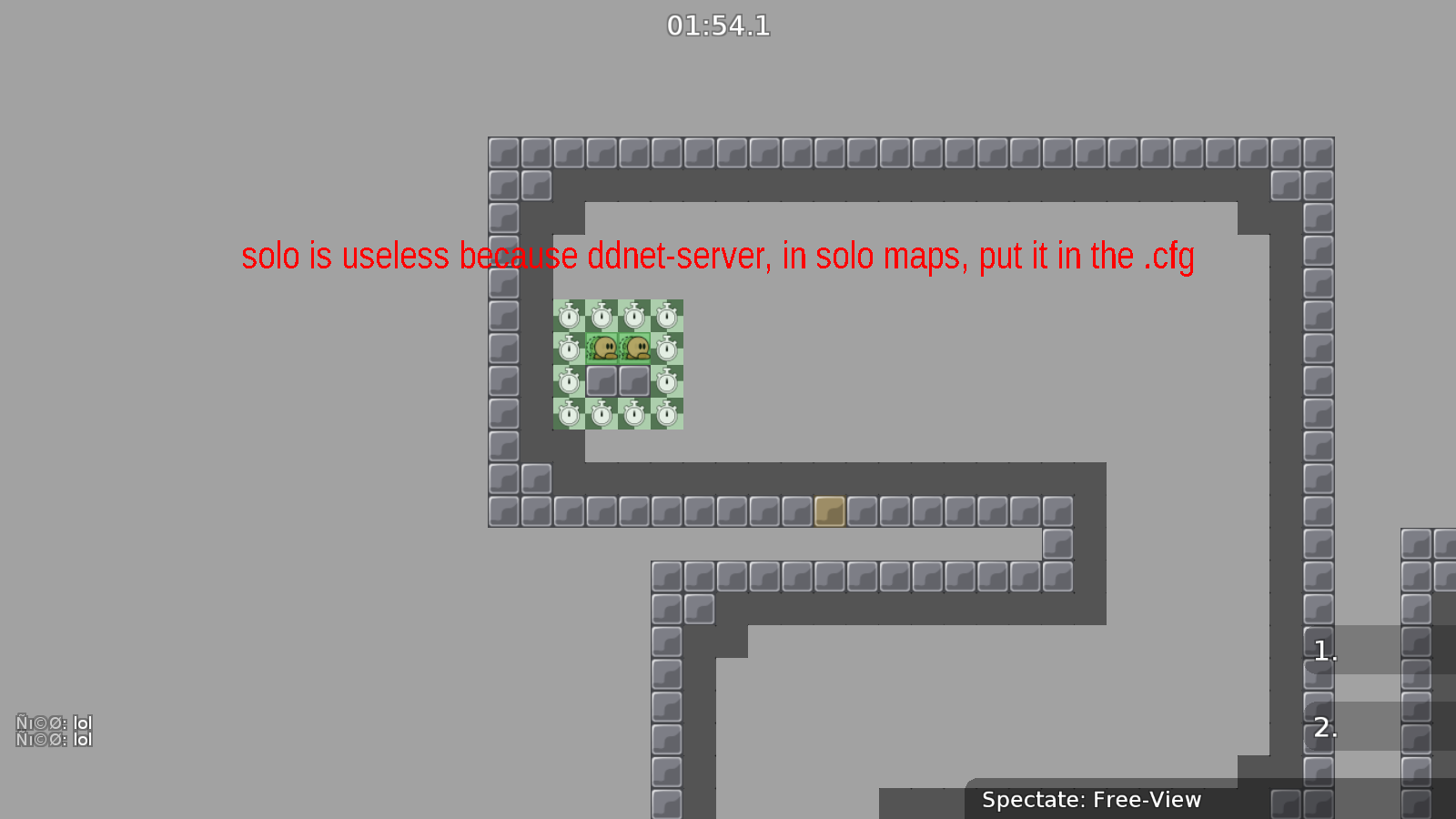 I tested this map alone, it's just i binded lctrl for say lol, so everytime i go on the editor i say lol