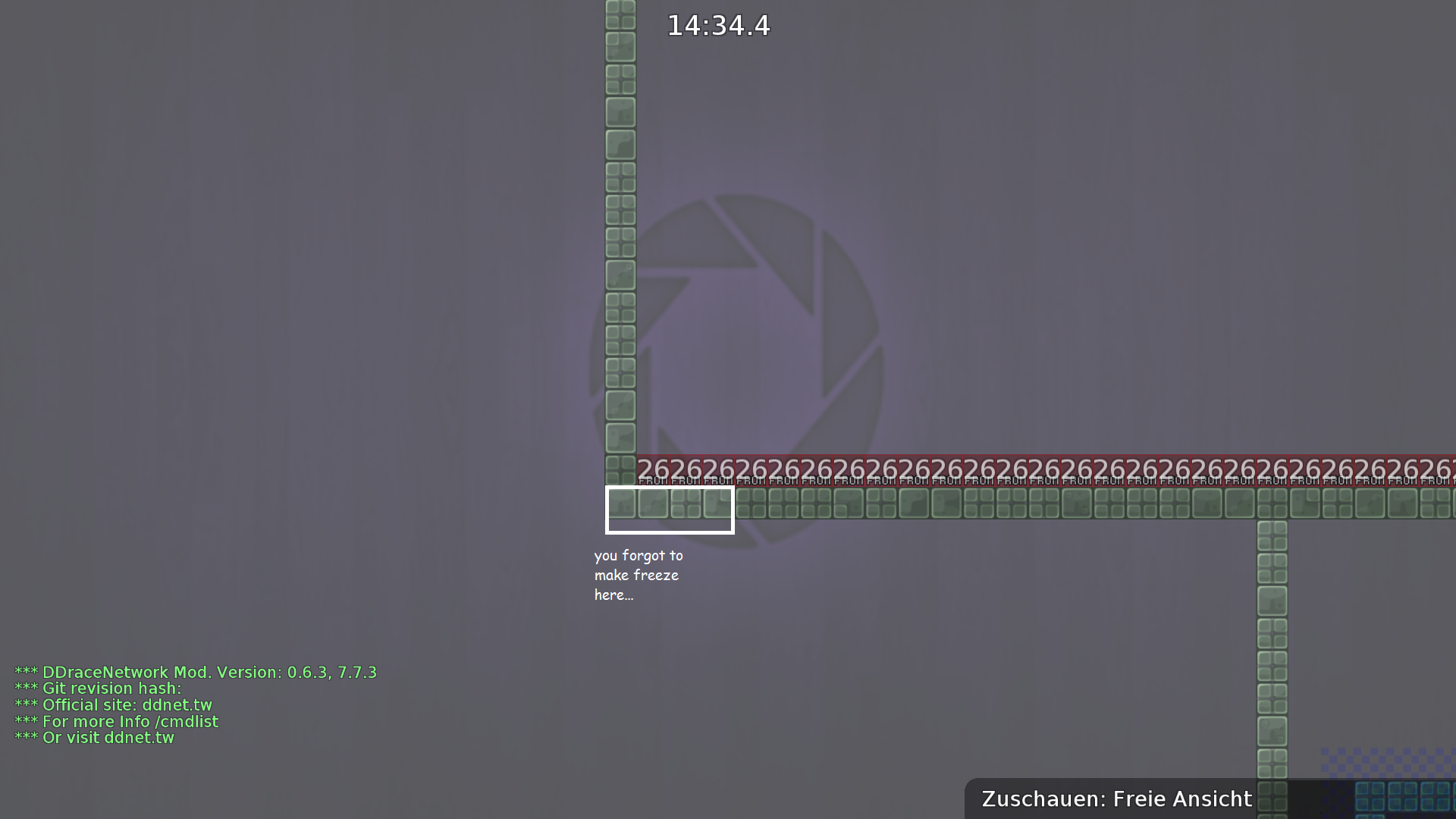 i dont know if you like it to do freeze after walls<br />but you forgot to mark it there