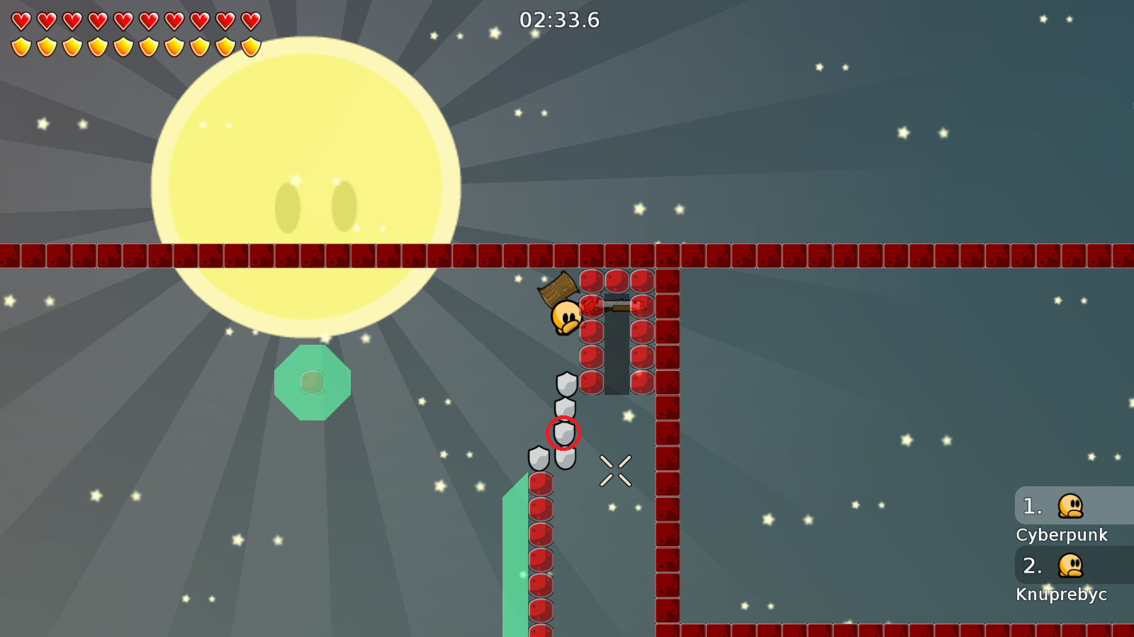 Just put the 1 armor there. The marked one must stay, the rest delete.