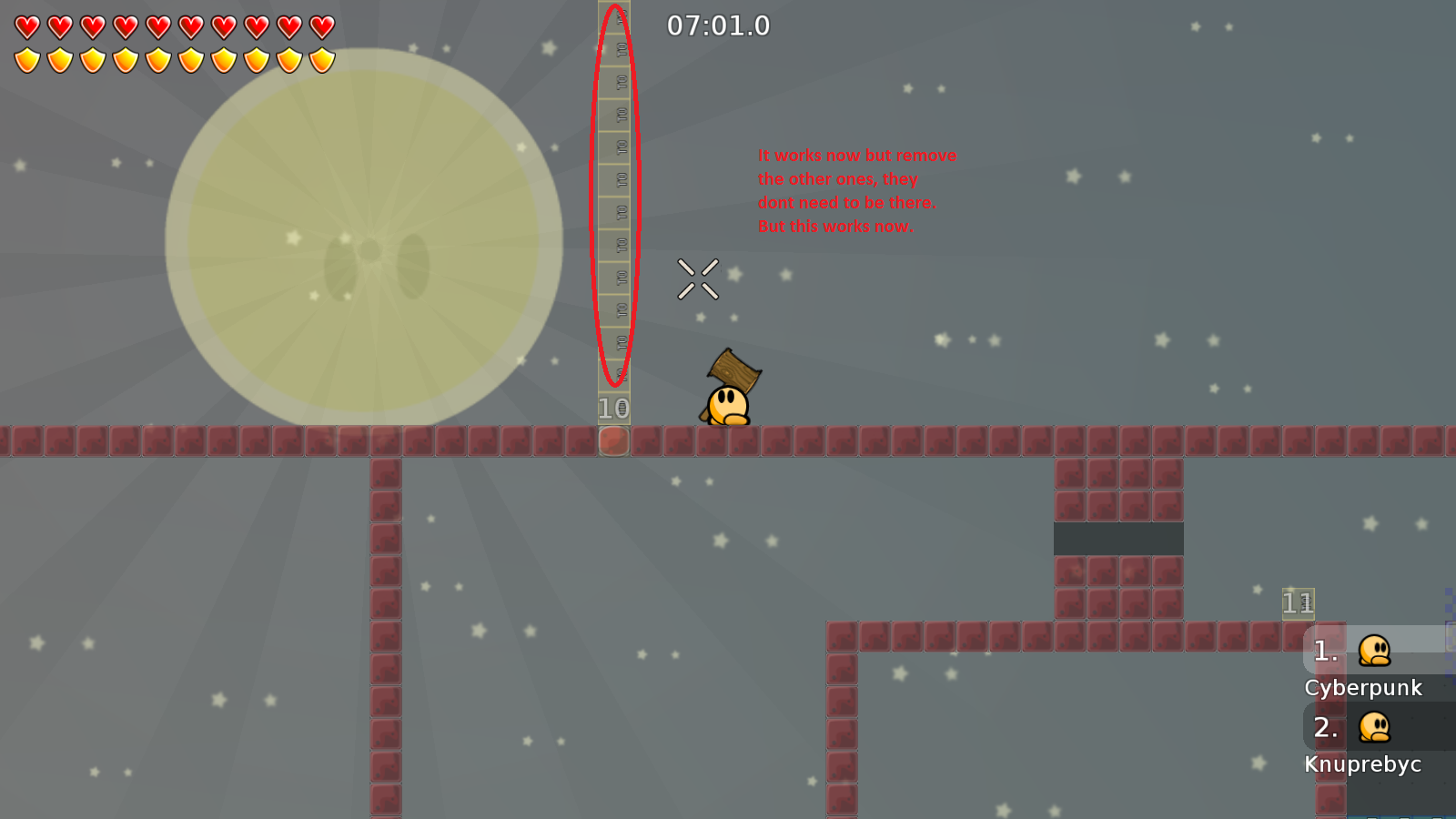 dude, he can't, because it's on border