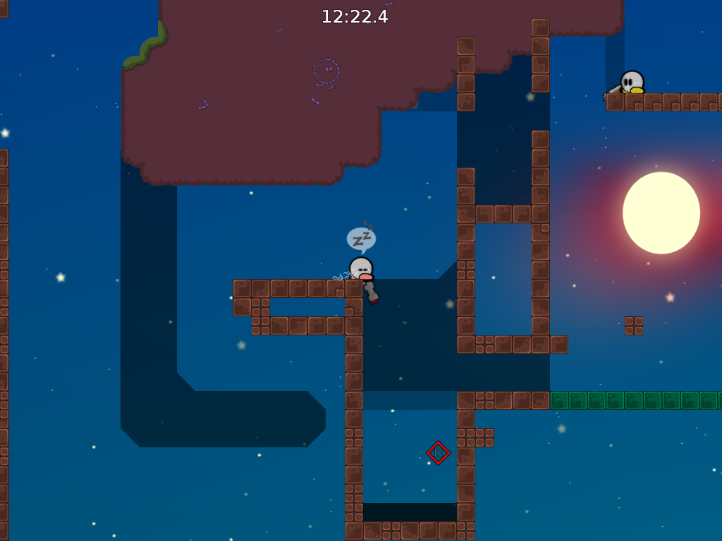 dunno why u make unfreeze only at top i make this part ez, by grenade to left side not in top