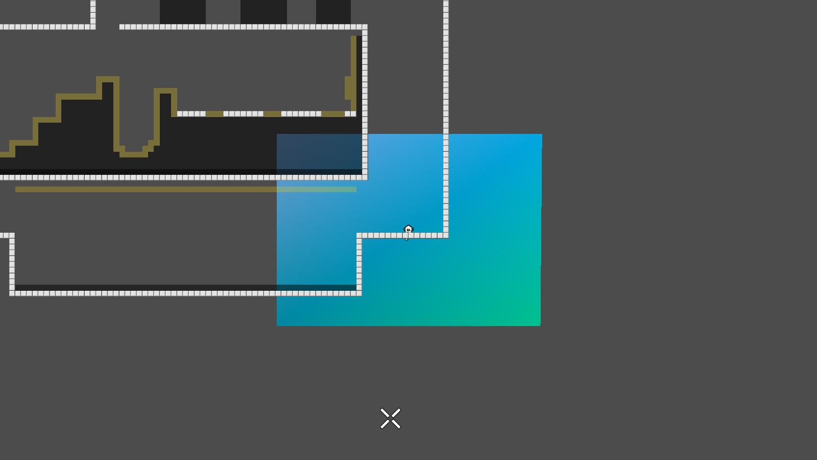 you can easily go over the tele via the hookthrough tiles, no need for dummy drag