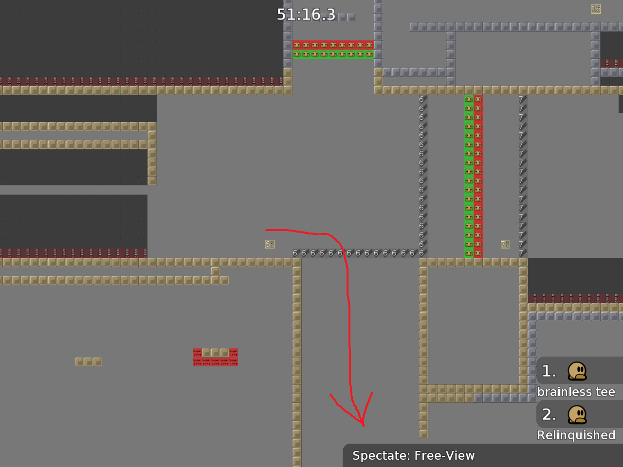 cheat, if you go back from here (you get jetpack and can cheat some other parts)
