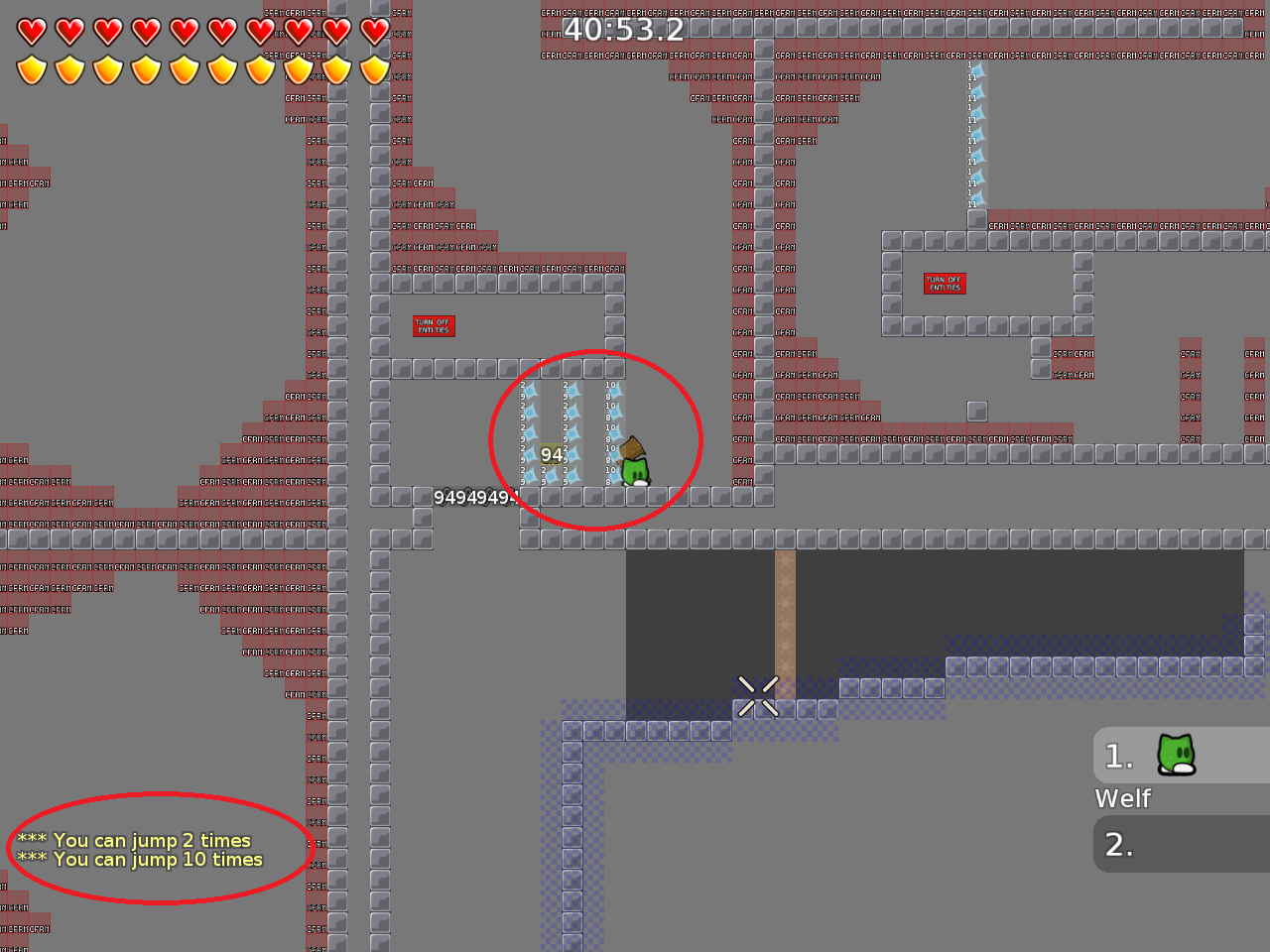 remove this spam (everytime you fail you get 2 server messages), maybe the part is too hard