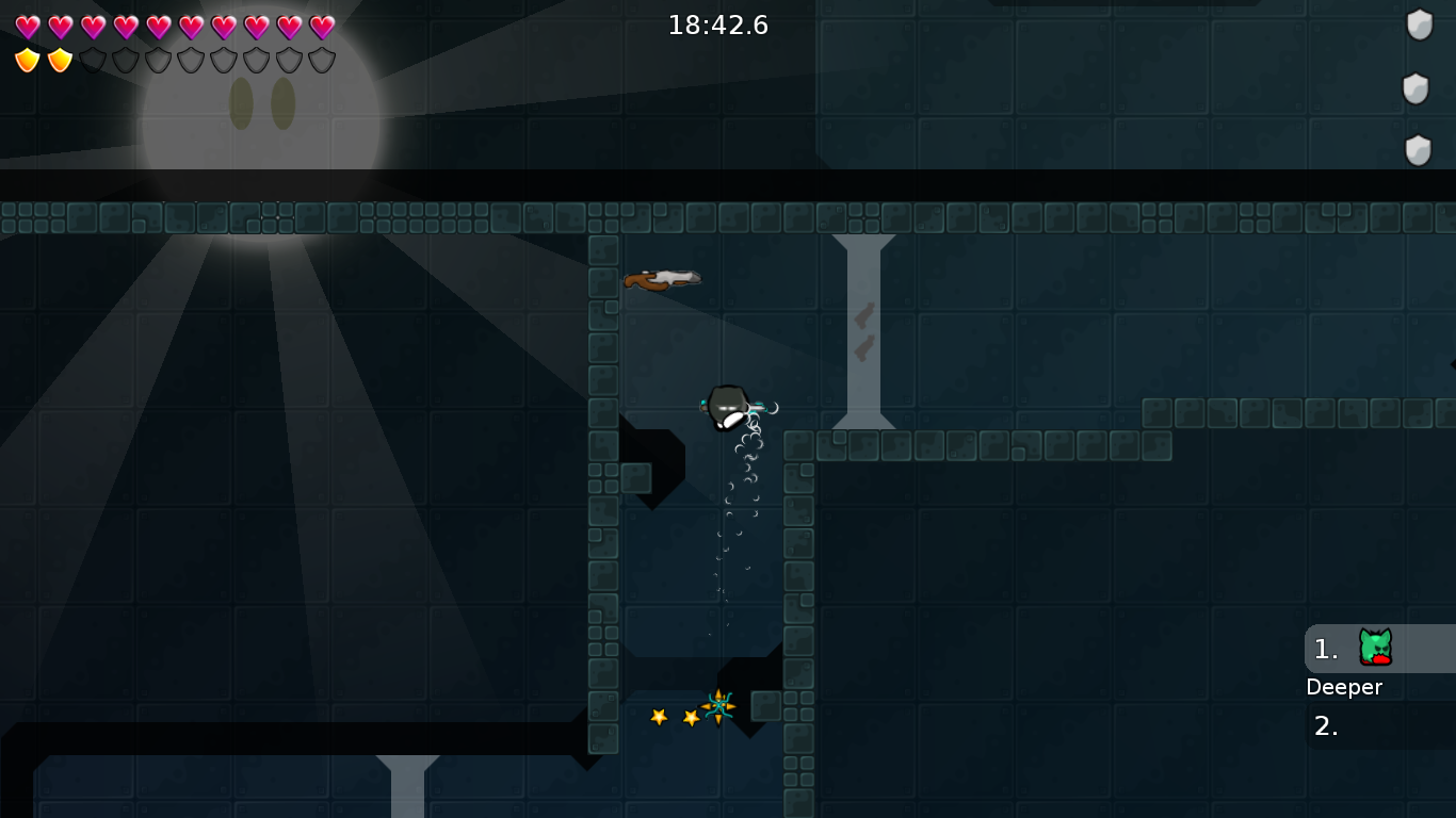 Ты говорил то что тут надо с лазером, но можно просто залететь туда с помощью ранца