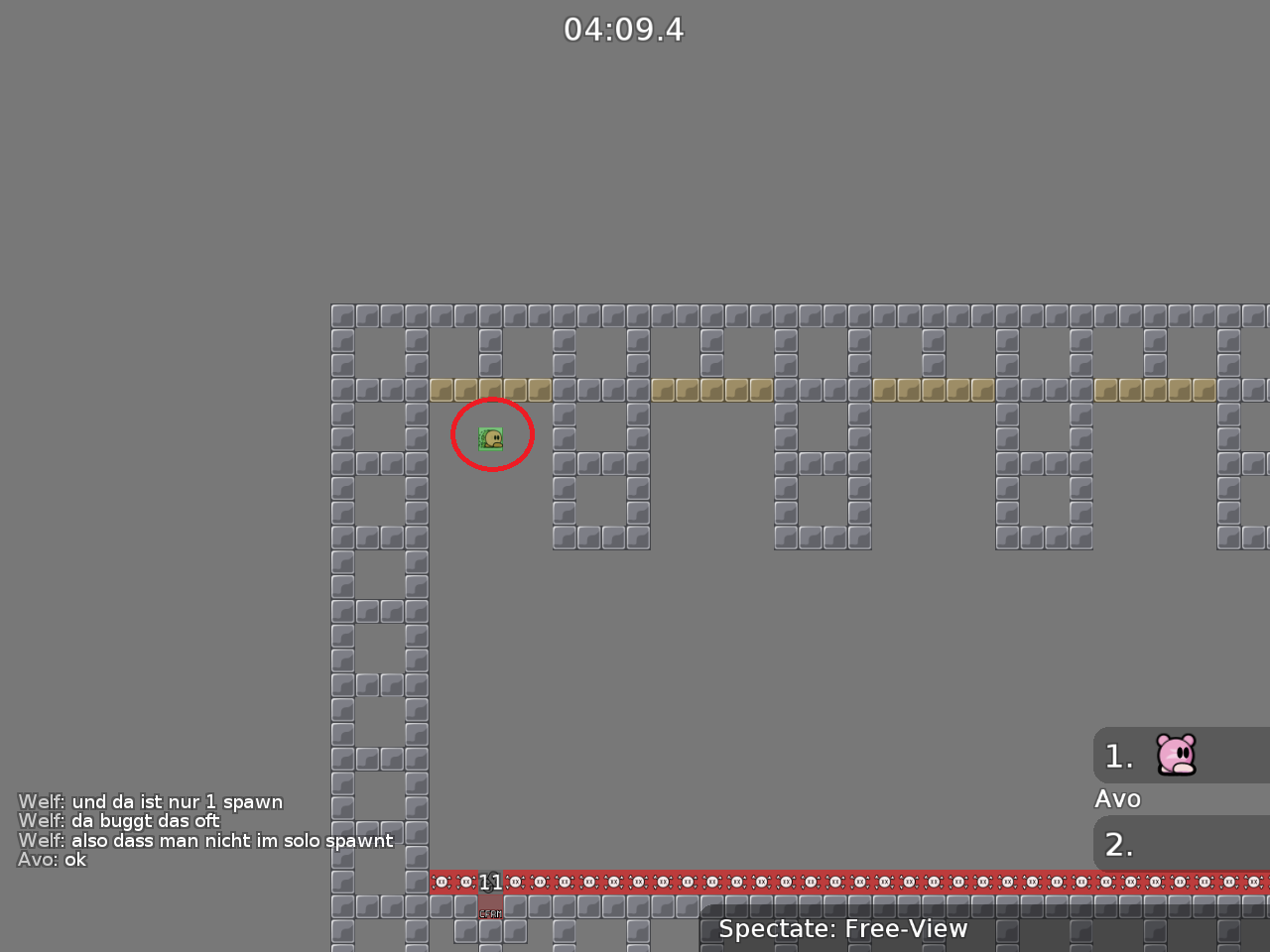 dont make the spawn like this, if 2 people spawn at the same time, one will be out of solo (make some seperate spawns+solo+tele)