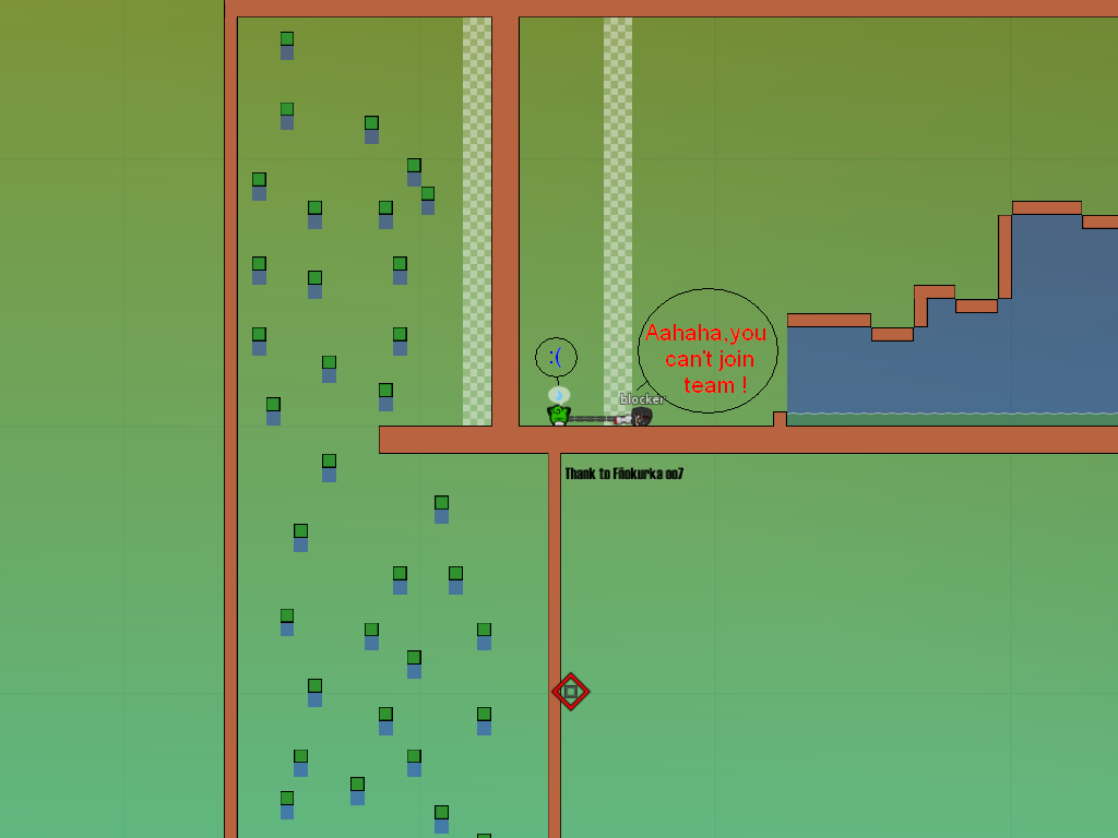 Maybe make start room bigger and with some hookable tiles?