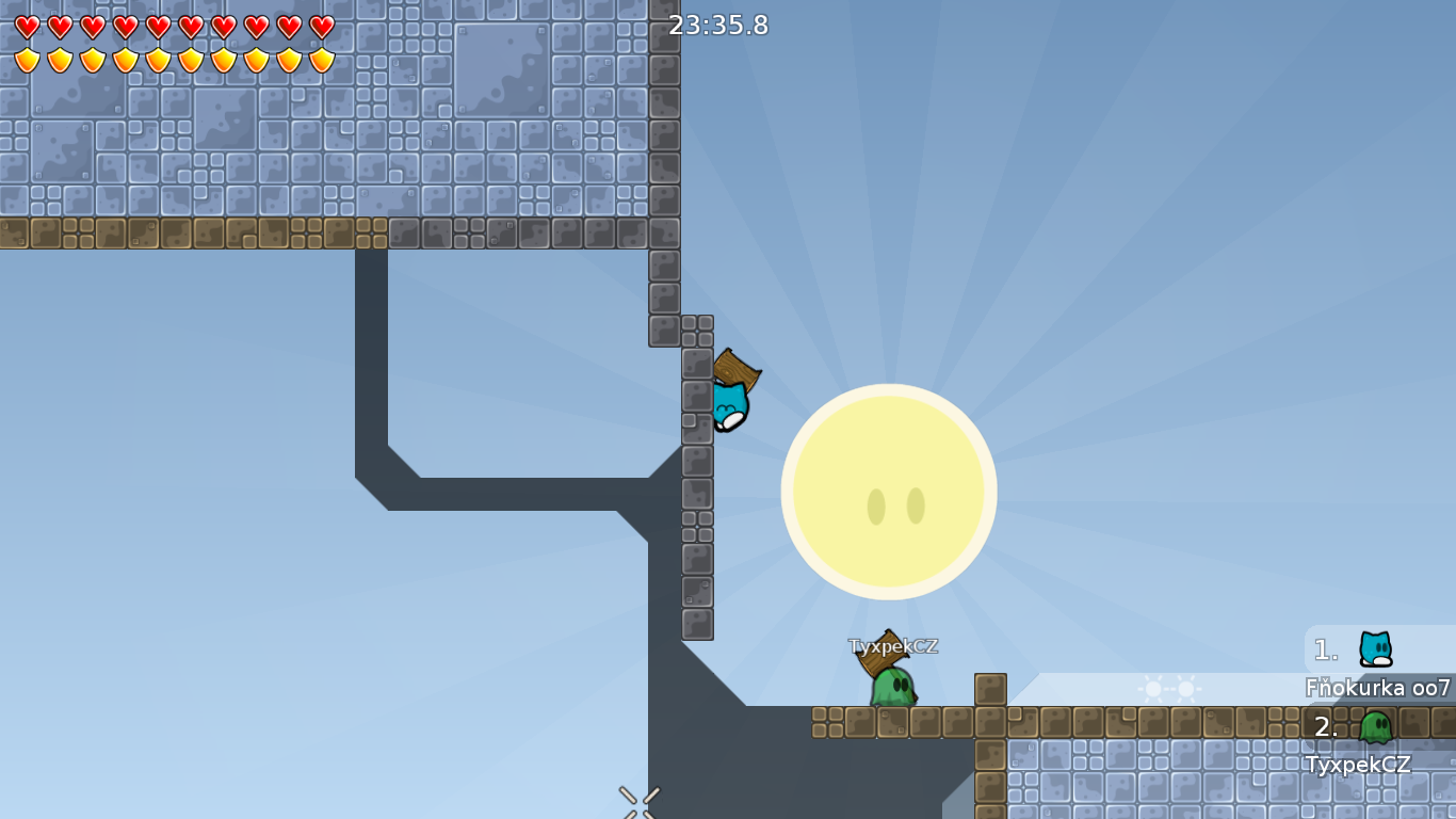 I can't hamer him there, I'm able to hamer him only where the freeze is...If it's possible, it's too hard in my opinion.