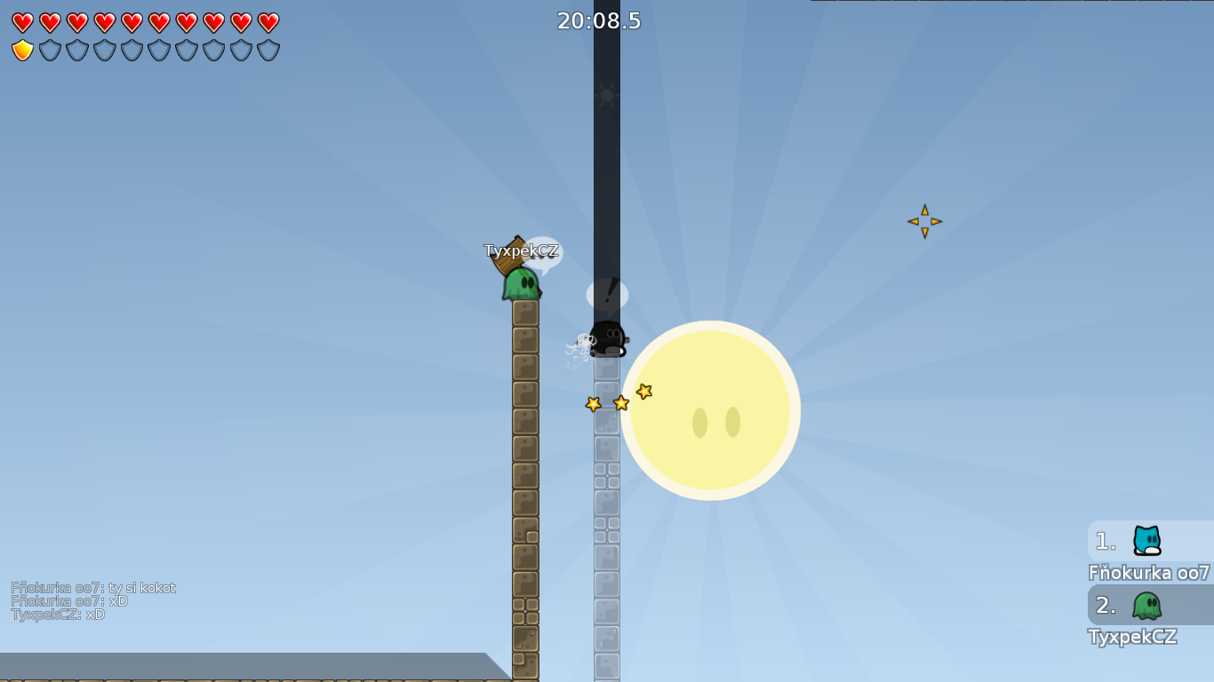 Only 1 block big place to tele?