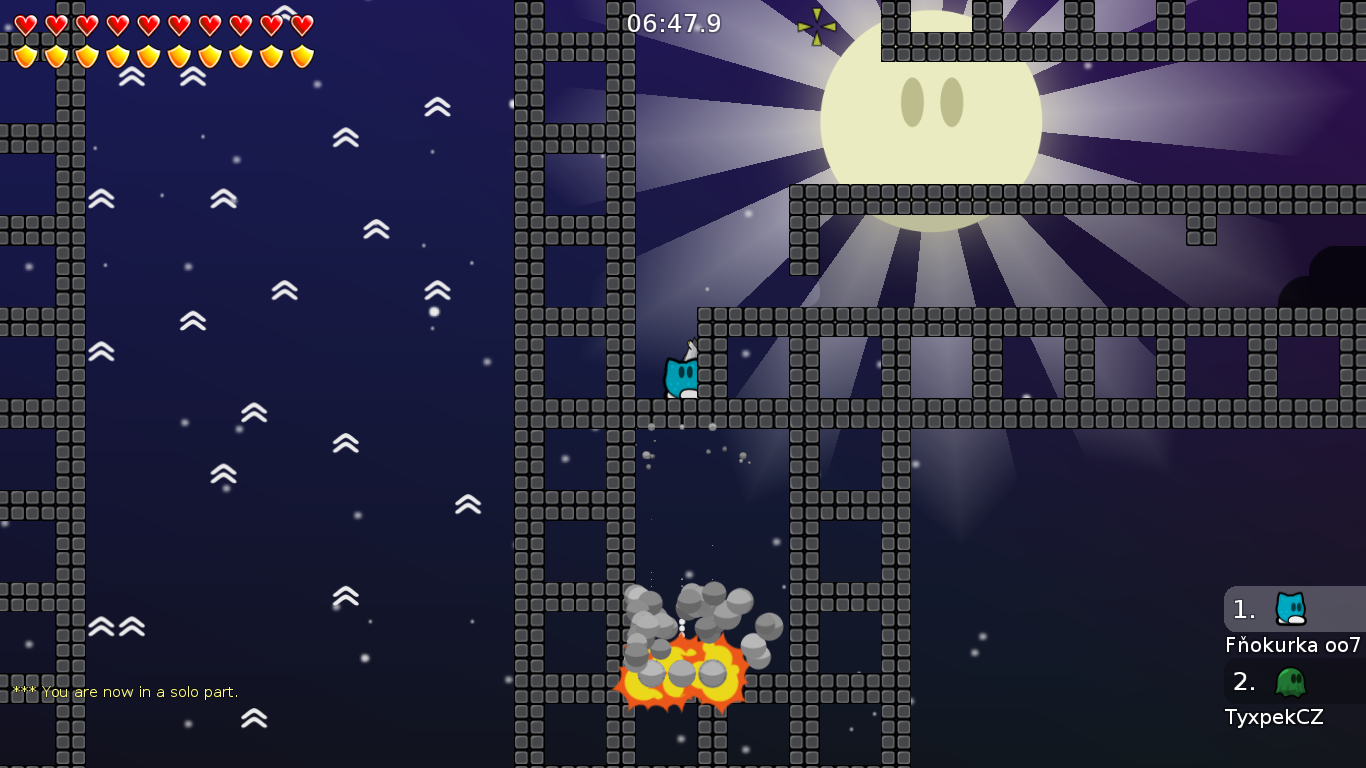 As u can't see the freeze...Do something with the bg/colors it's really often invisible.