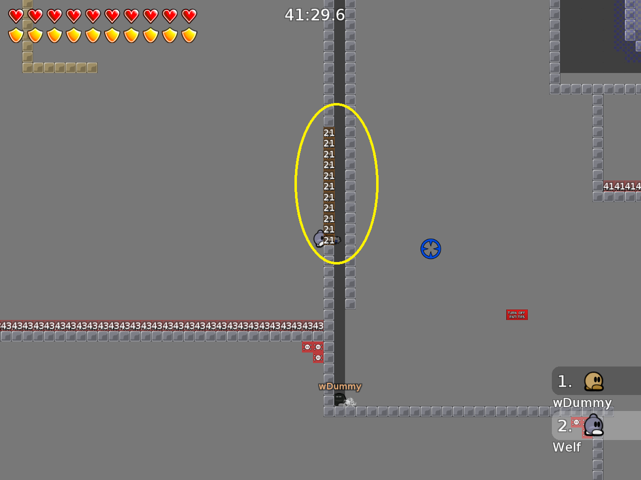 you cant hook your dummy here, but you can shoot him with laser (and cheat the whole part)