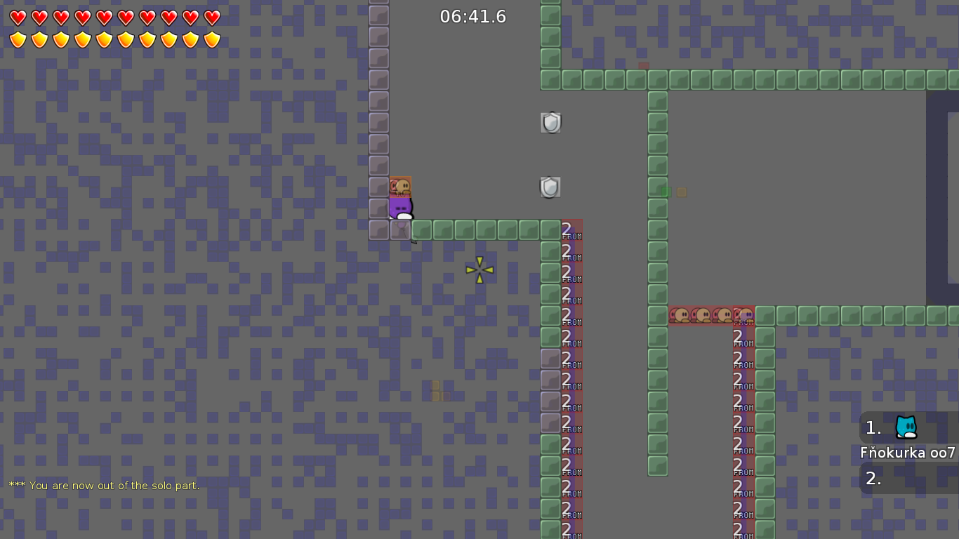 I think you wanted to mark it as solo istead of unsolo + shields are too far from each other.