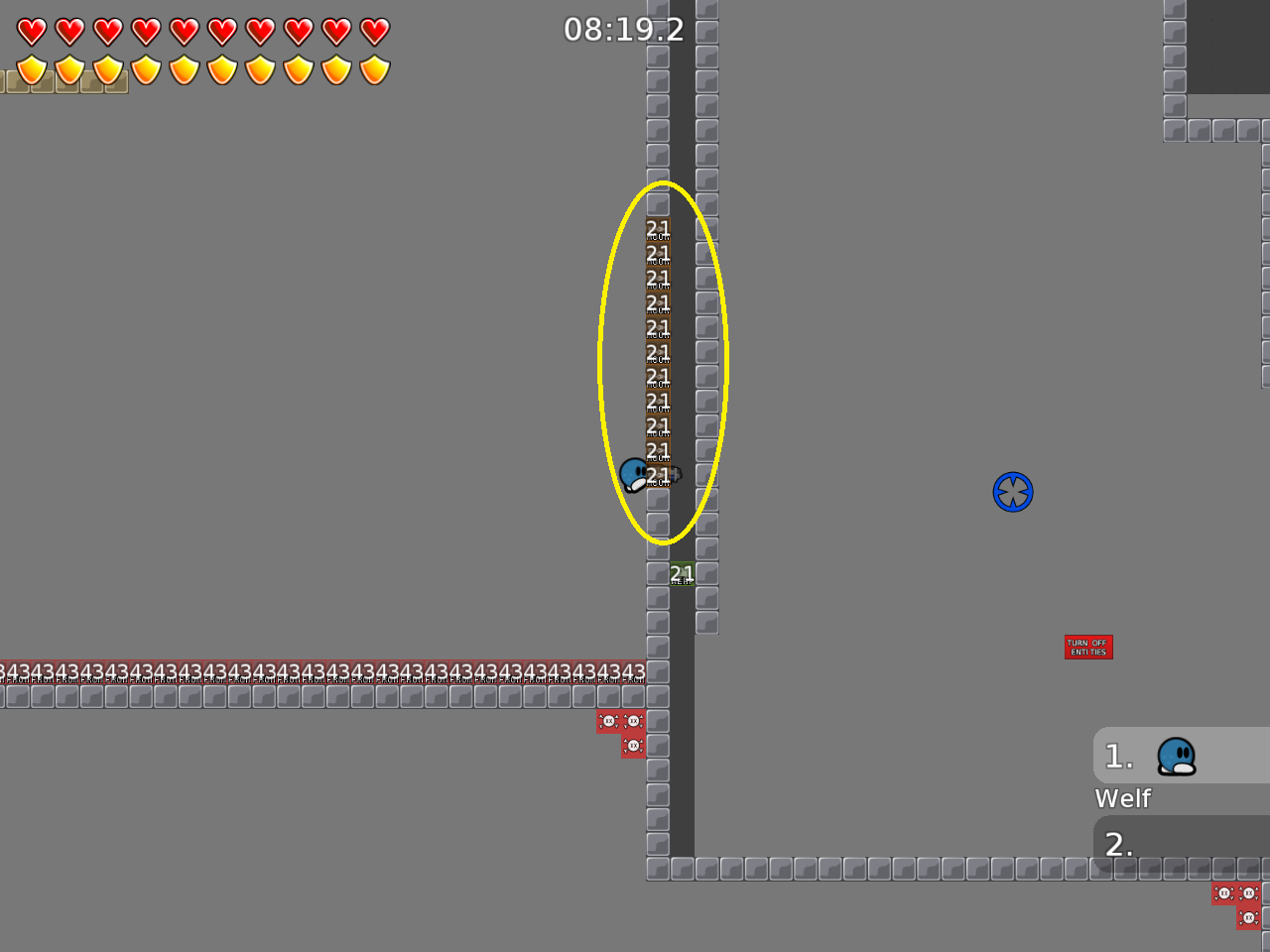 it's still possible to laser the dummy in the air (and dummy presses left)