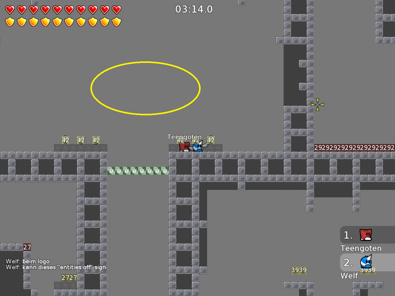 you can add entities off sign