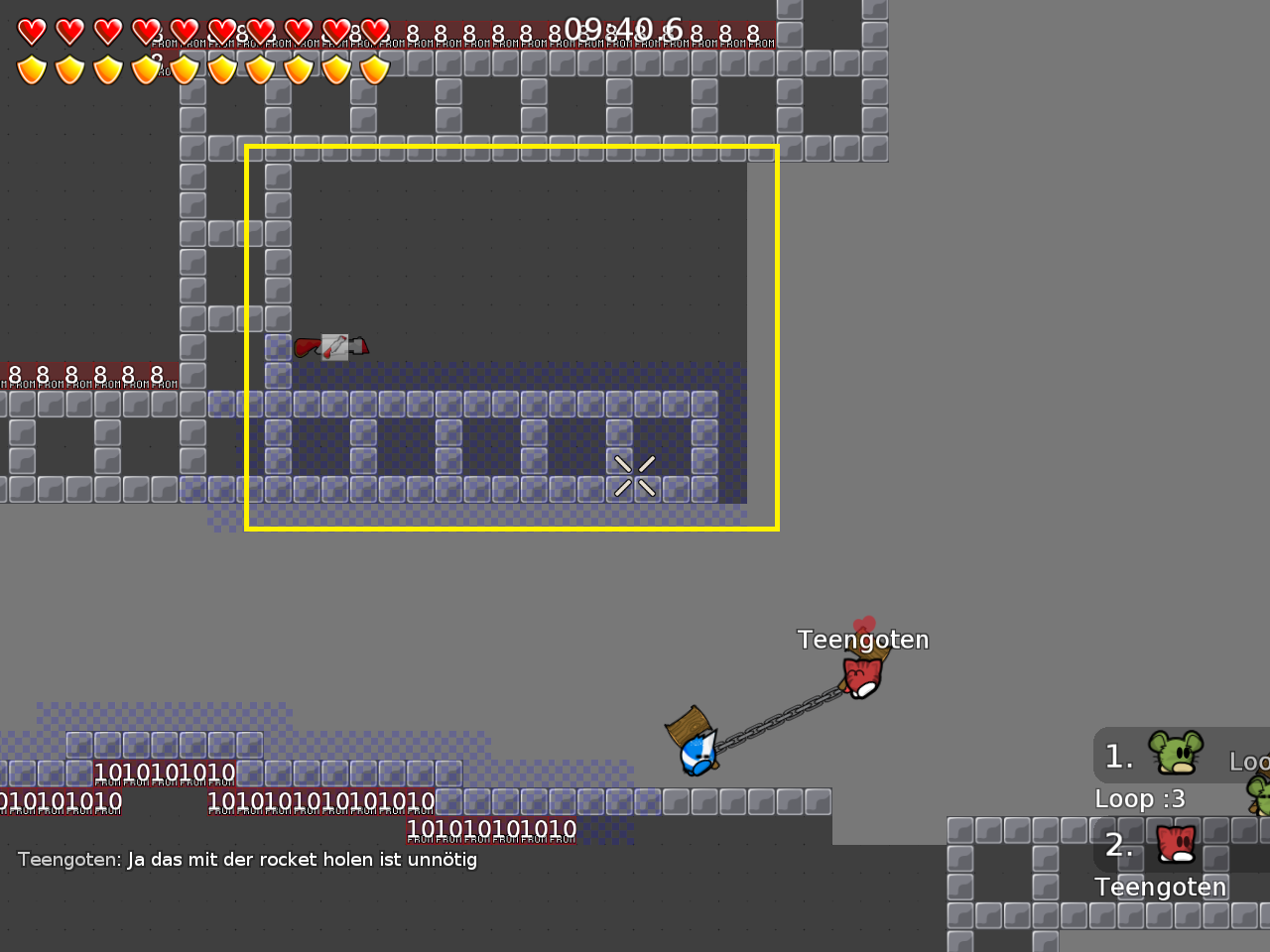 we think you should remove it, it's waste of time, just put the grenade anywhere or make a good part with it ;)