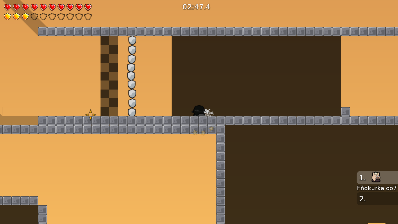 Is this part even possible? + You can make 1 block space between the shields - that might look better.