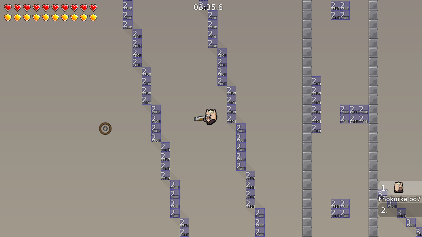 You can fall through the place where teles touches with corners. Add more teles to fix that.