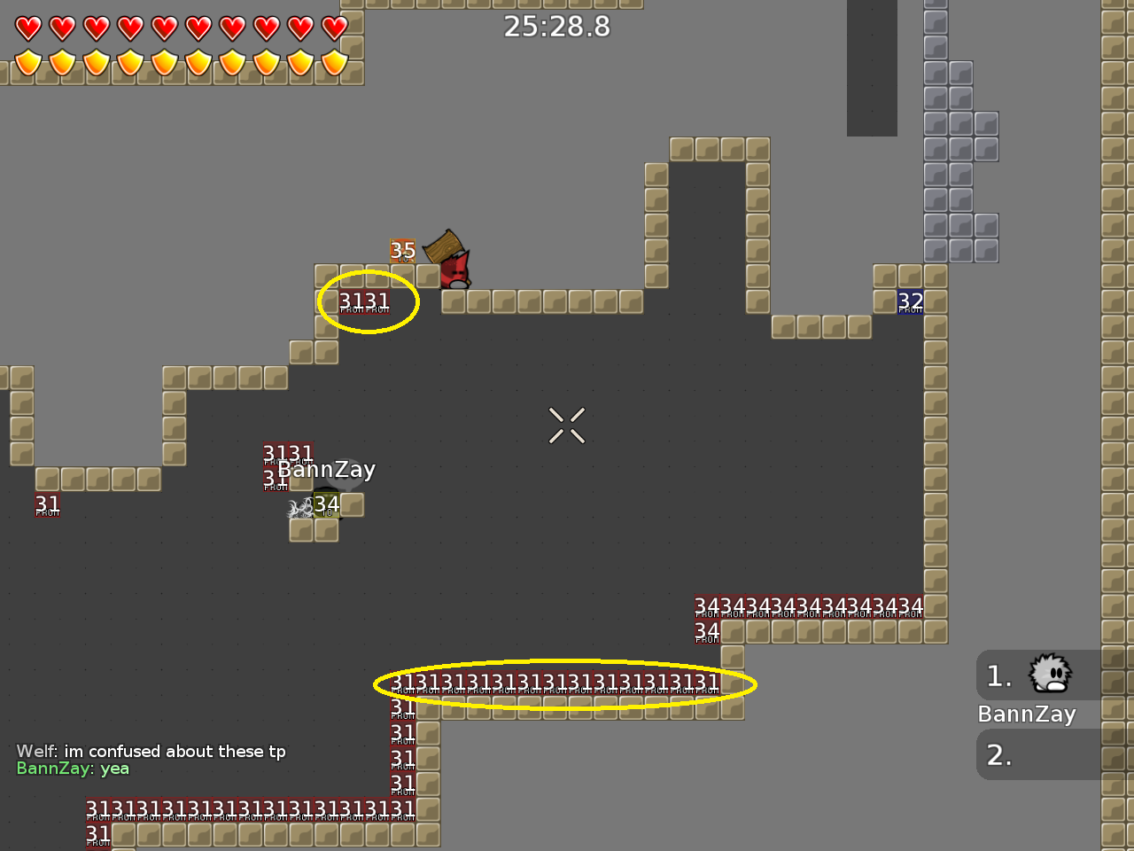 can you change these teleporters? it is easy to fall back here