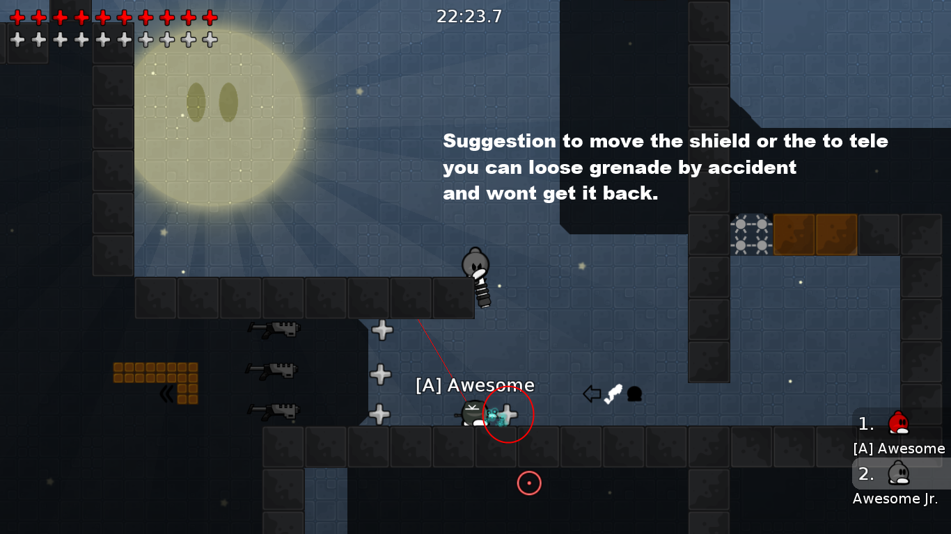 You used also a stopper sign for speedups