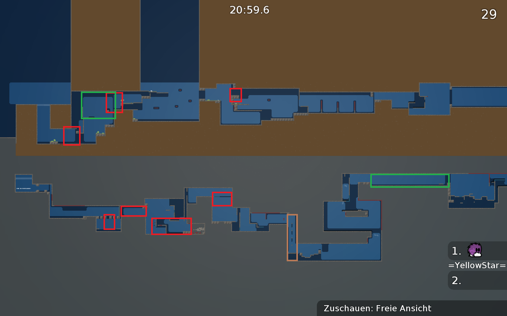 Red: Throws Green: HammerFly Brown: Useless part