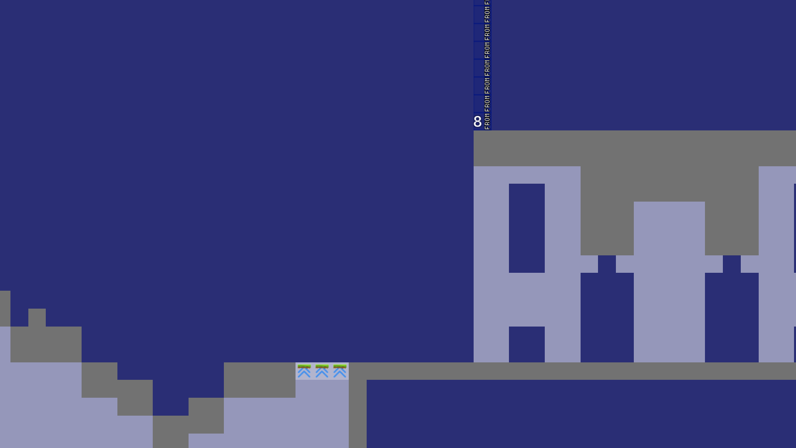 maybe replace the tele8 with a other unused tele or use <<-stoppers (right now, you faiil if both tees accidently touch the tele)