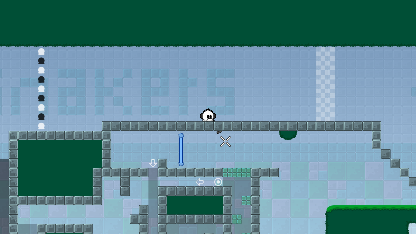 noobfilter is kinda long, maybe you want to include one part in the actual race resp. place the start line earlier?