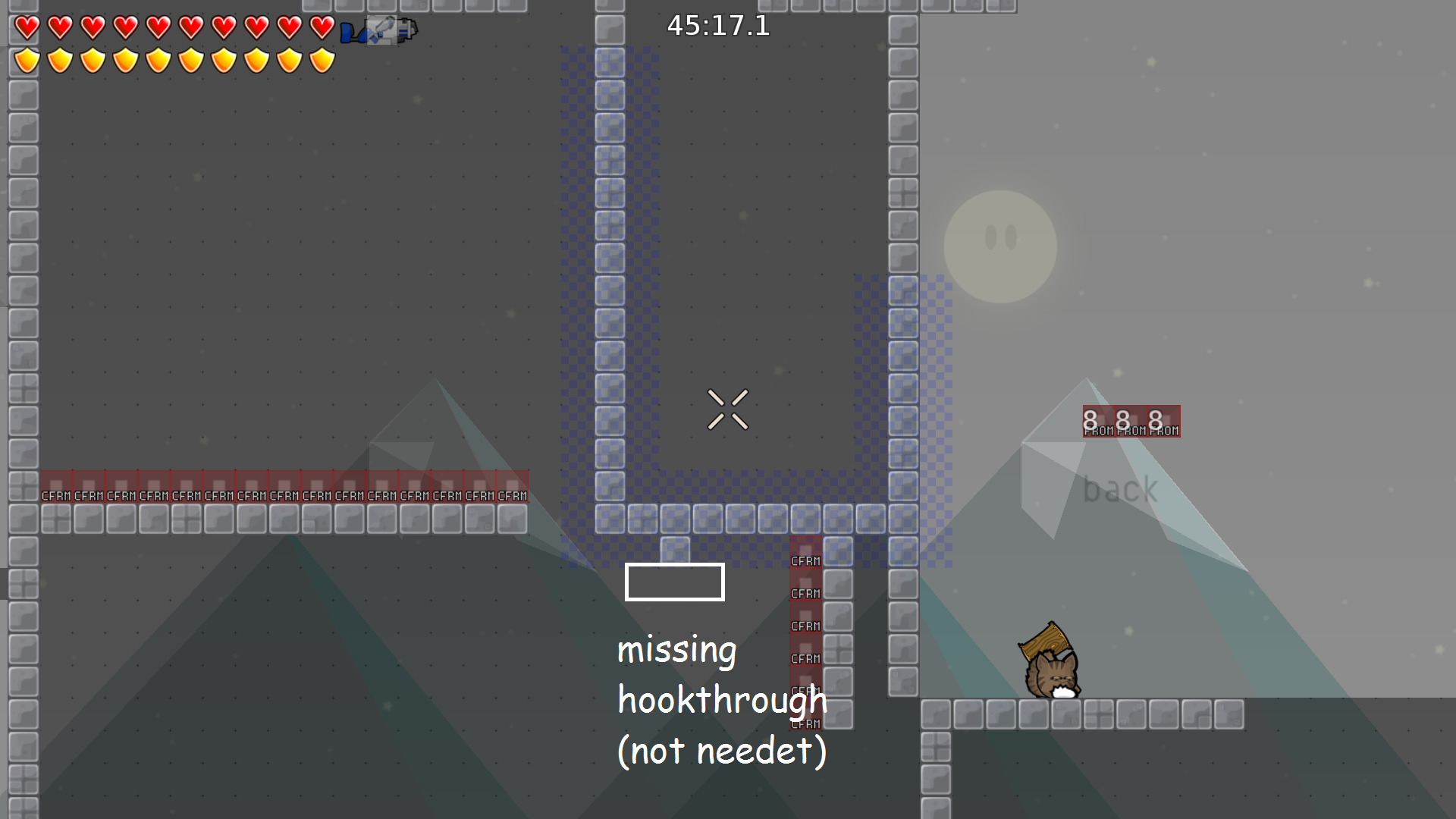 missing hookthrough, but it isnt really needet