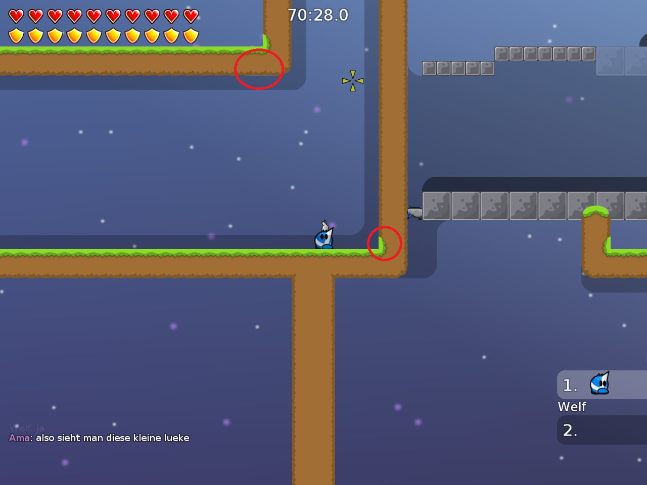 freeze behind grass_main in whole map