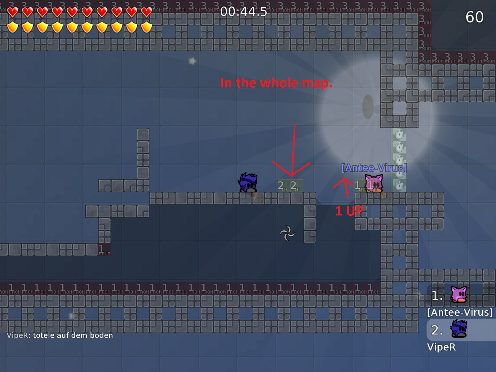 1 tile up pls on whole map