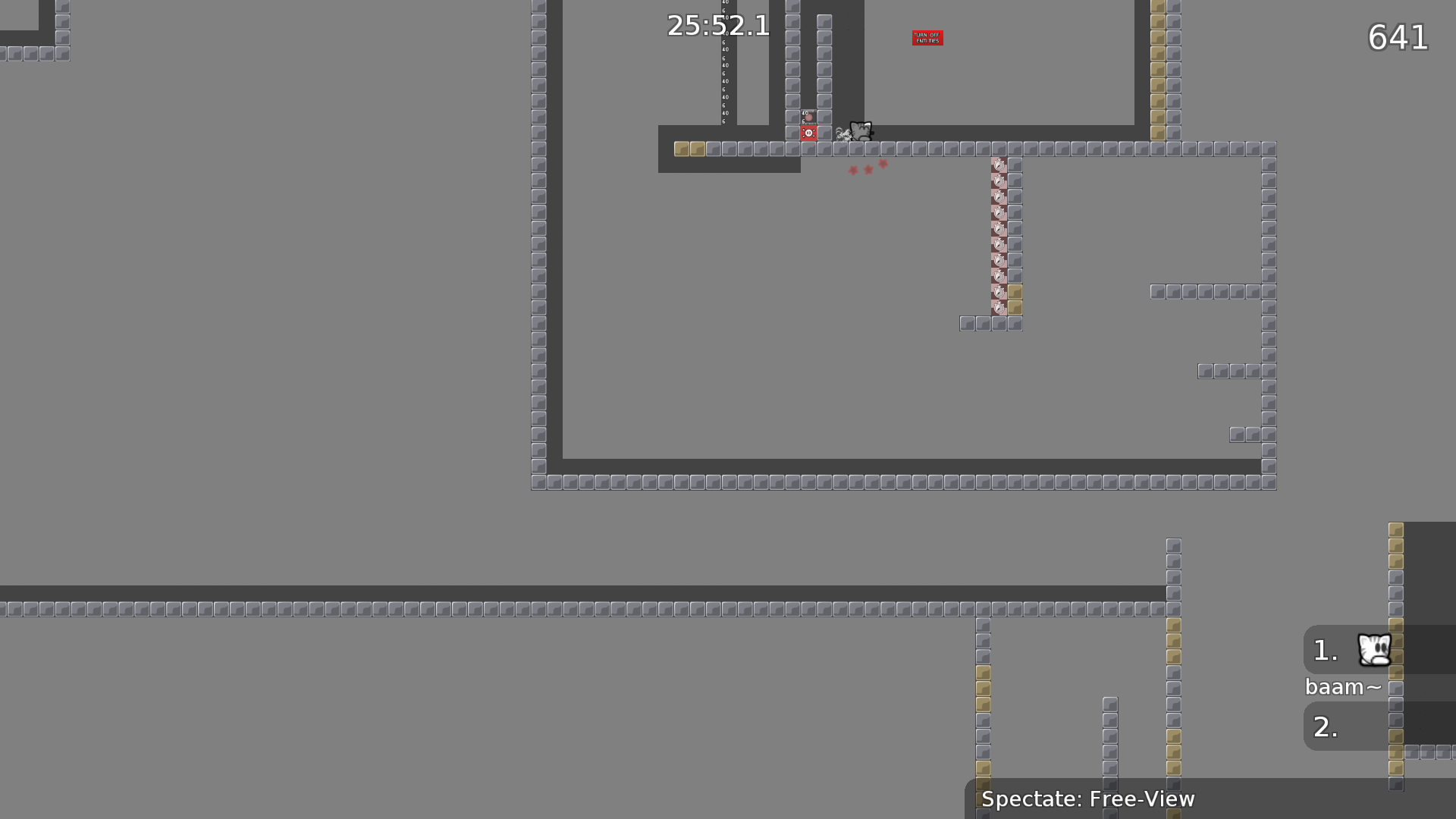 Double this freeze just encase, it's "possible" to throw dummy then land on him :P