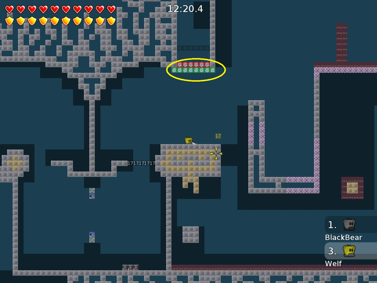 You can give your dummy superjump, so this is a little "cheat" (you don't need to change it)