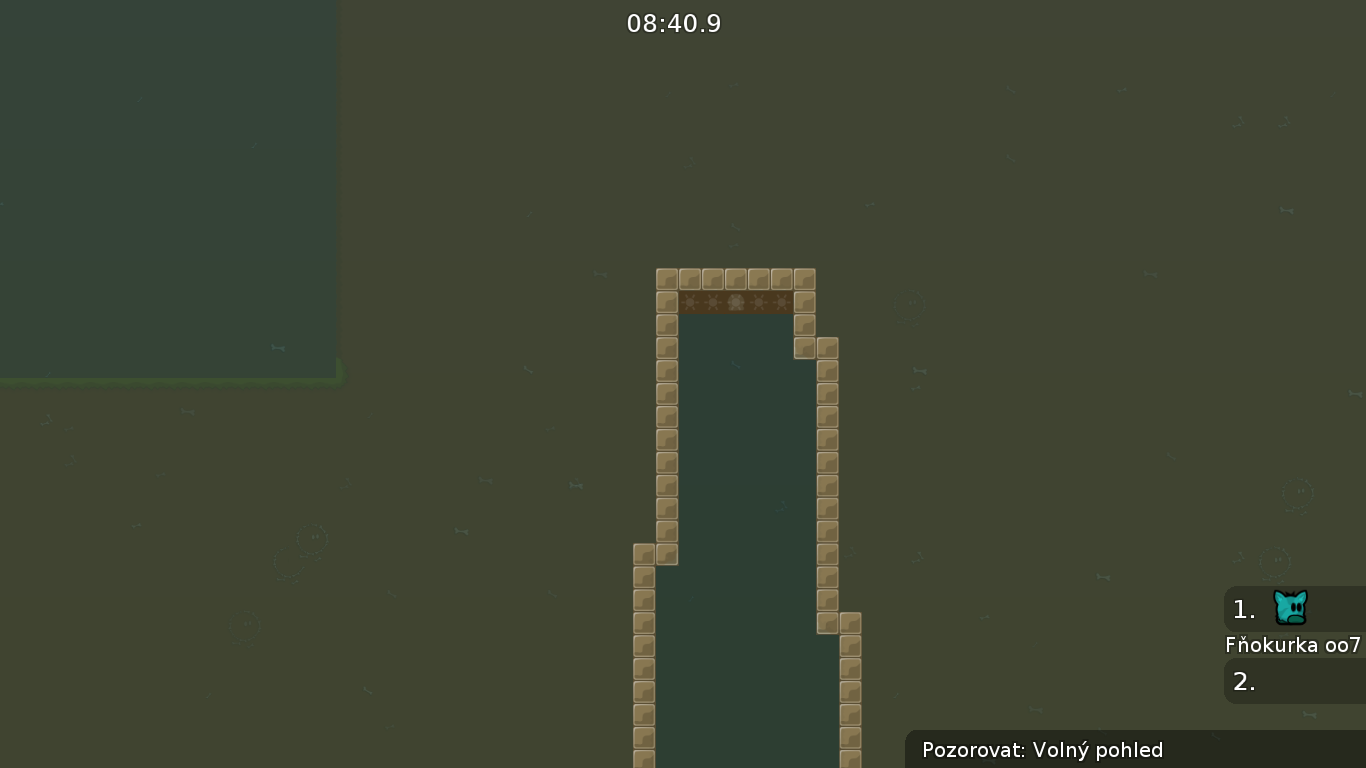 Add text saying: "Undeep up there" or something like that...