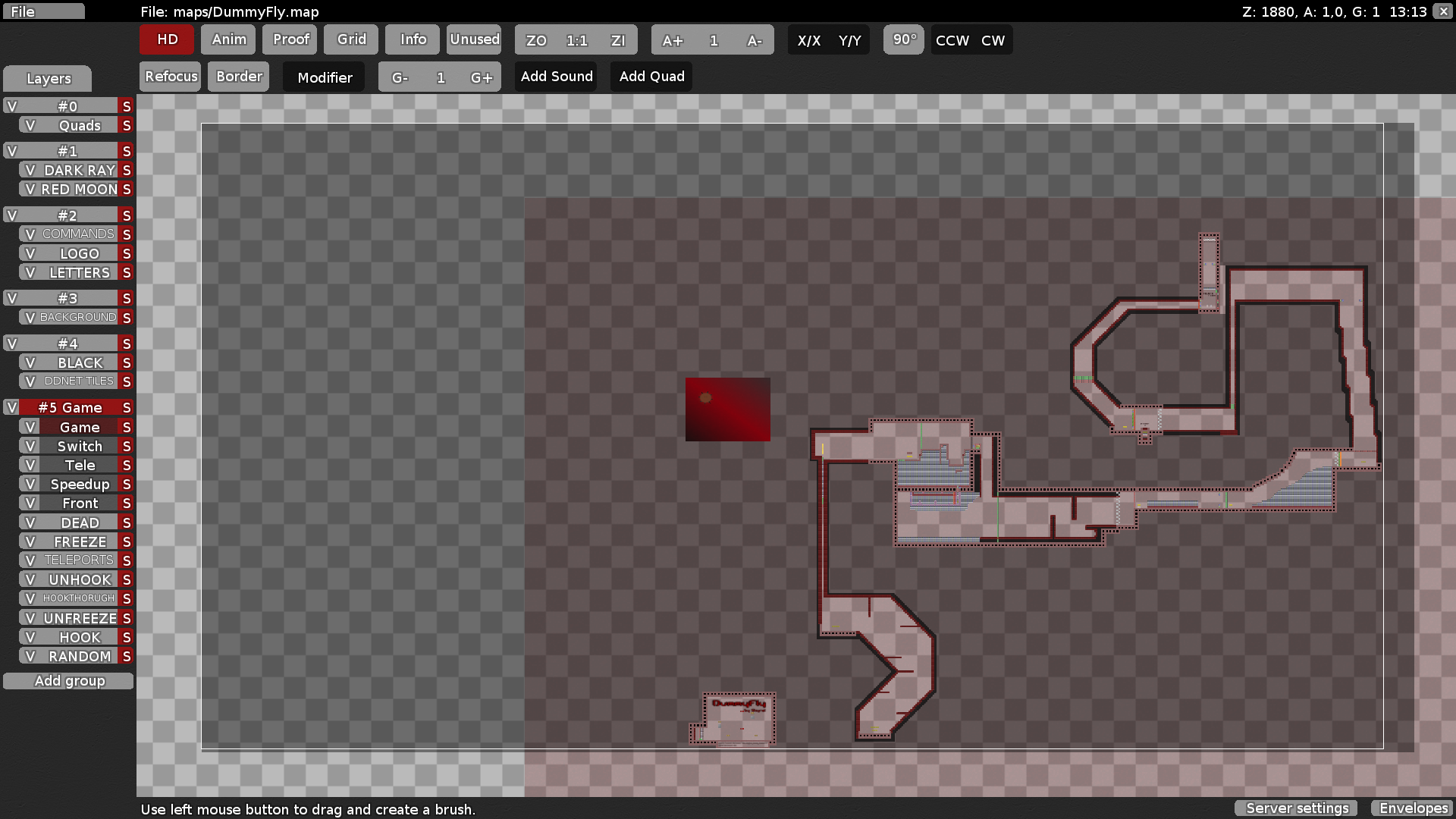 It would be better to "move" the map to the left as it results in a better performance
