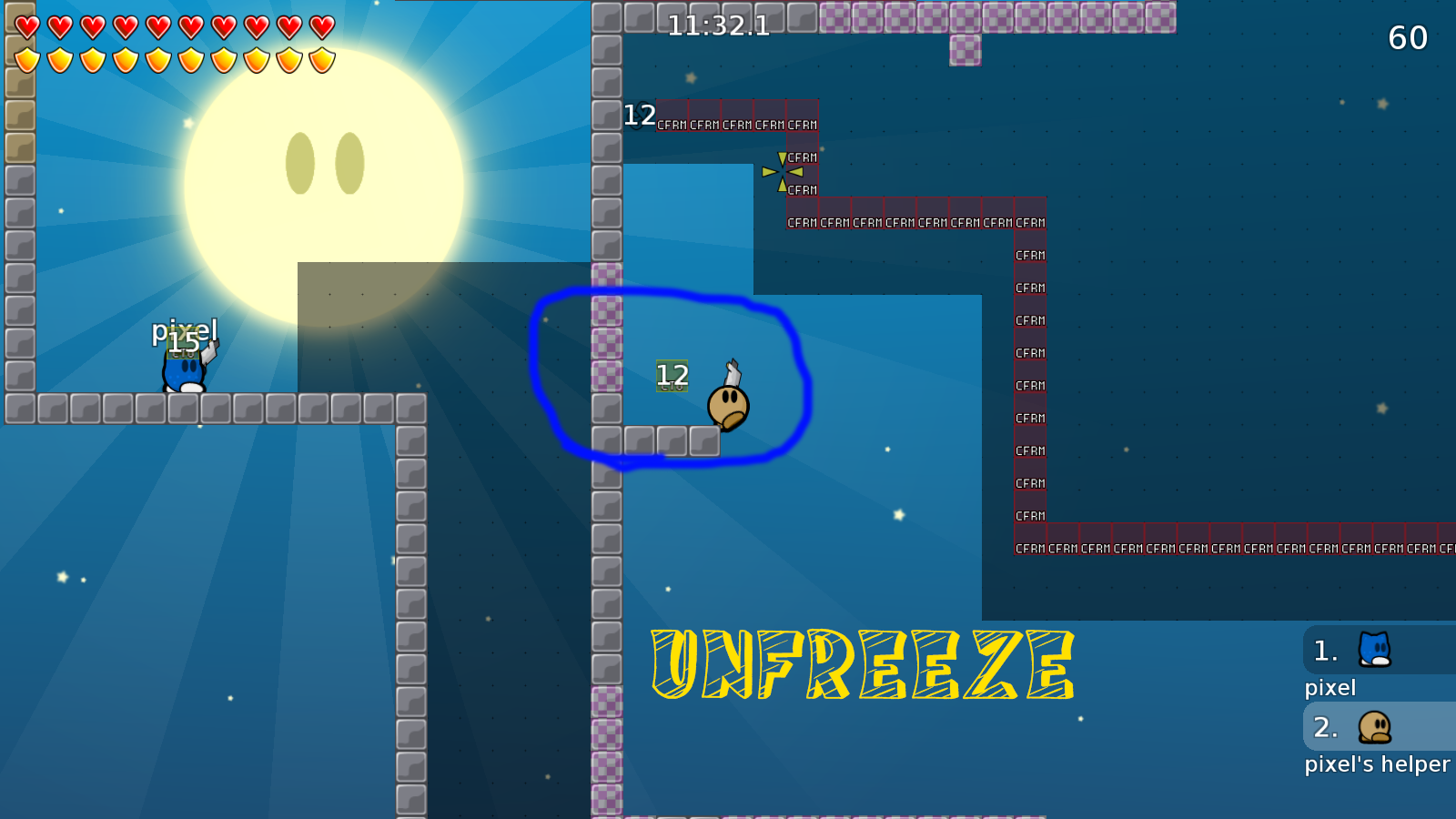 Maybe add some unfreeze here :P