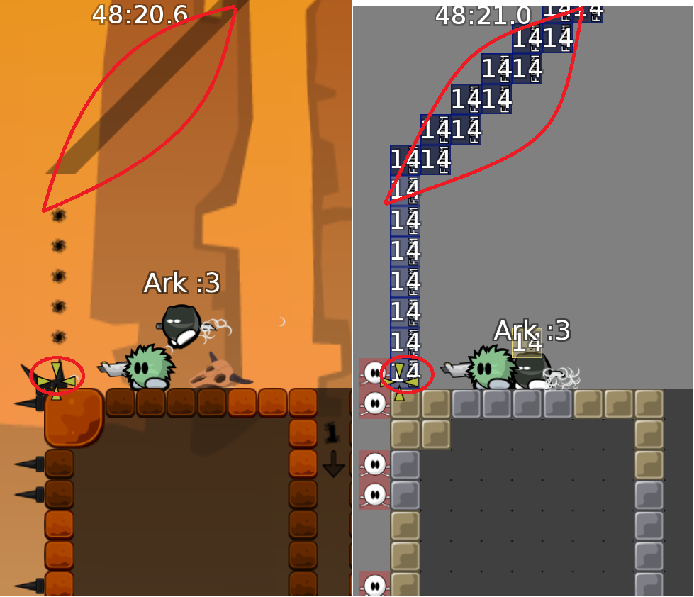 Teleports looking like Freeze and Kill.