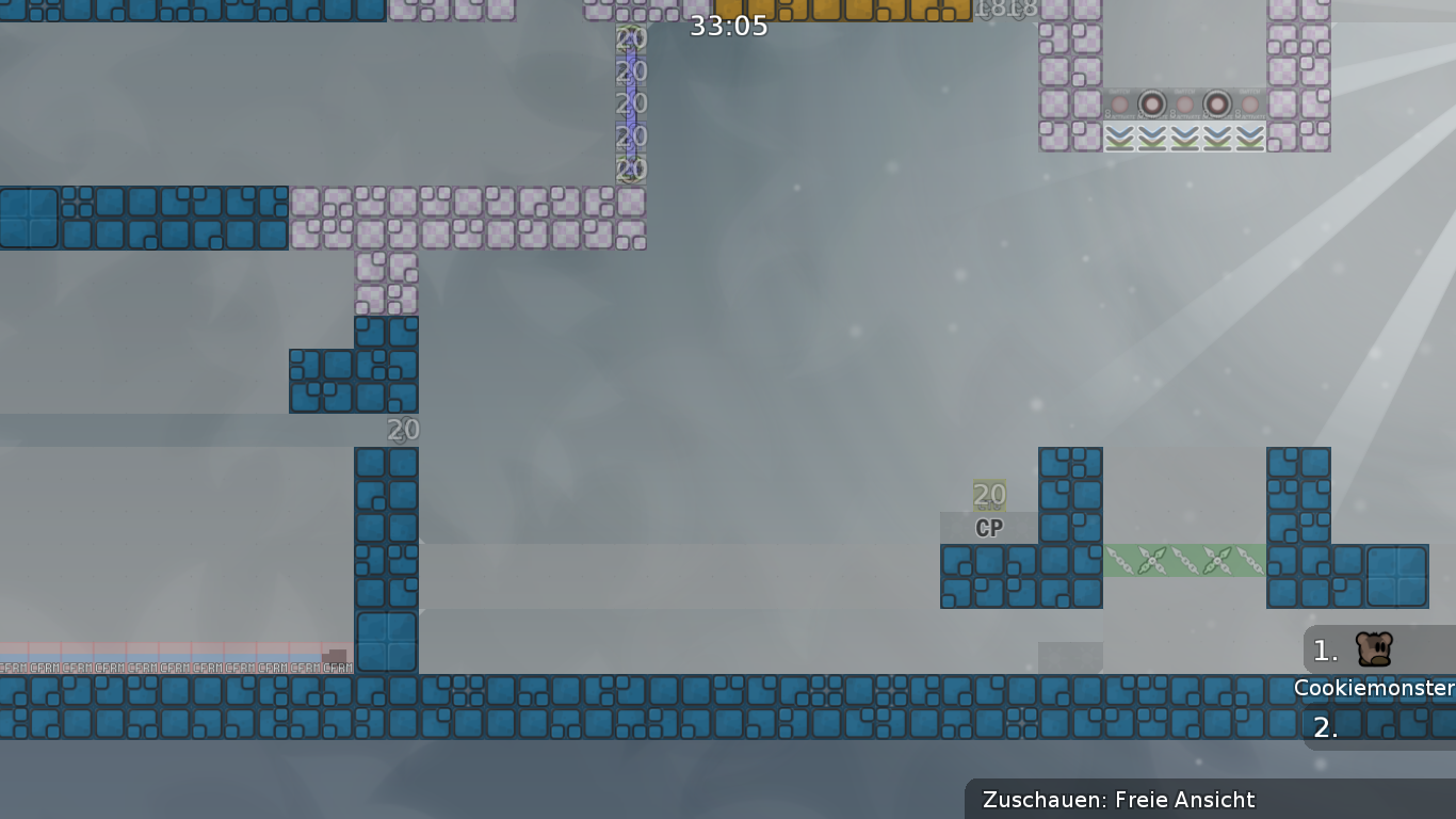 I suggest to put here unfreeze if you fell in the freeze you need to wait pretty long, it could be a bit annoying.