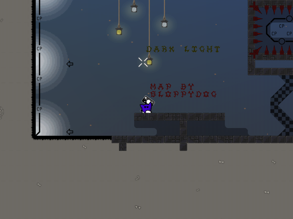 the finishing line with bright lights XD