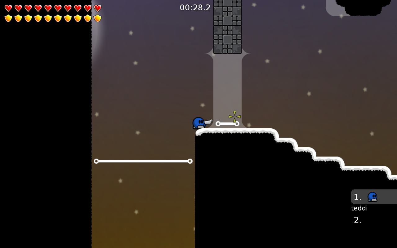 Imo, it would be cooler to place freeze here(at the same spot too) and adding 1 more tile to right platform.