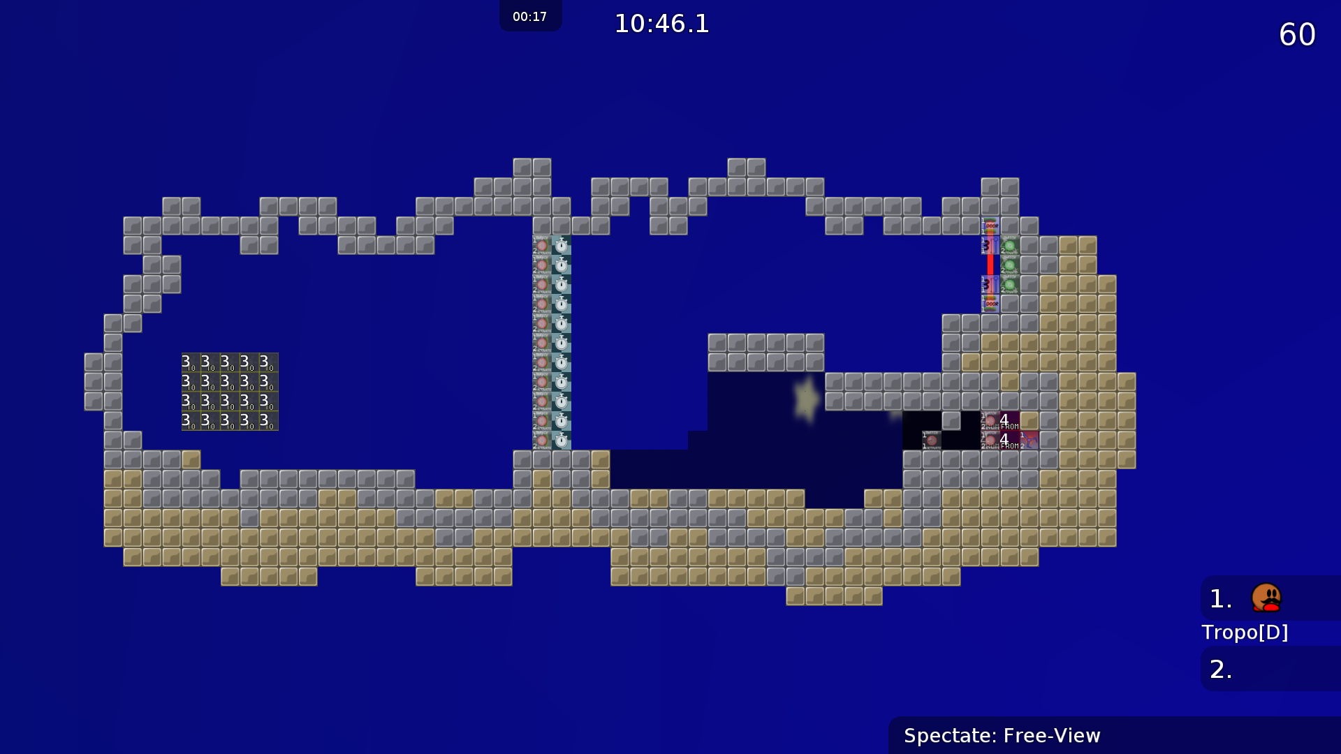 Suggestion: You can remove Switch 2 deactivating Laser by using switch_open 2 so the laser is deactivated by default. Looks better i think.