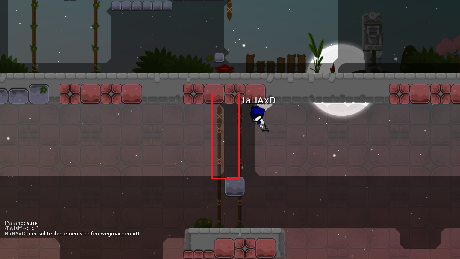 Add either one Block, or delate a freezrow